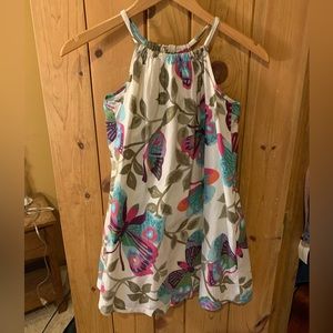 Girl’s Gap floral/butterfly print dress
